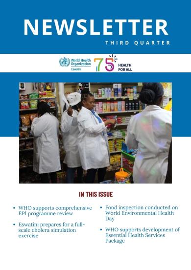 Eswatini third quarter newsletter | WHO | Regional Office for Africa